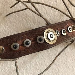 Vintage Leather Cuff Bracelet